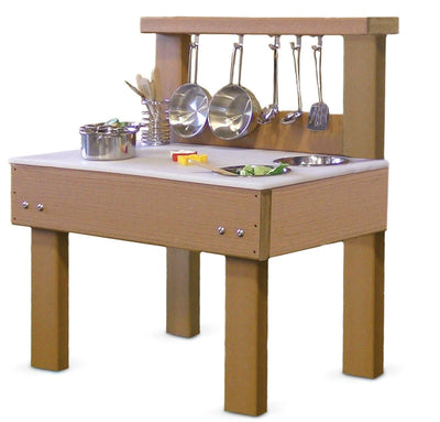 KSO-MT3018 Kids' Station Indoor/Outdoor Mud Kitchen with Utensils
