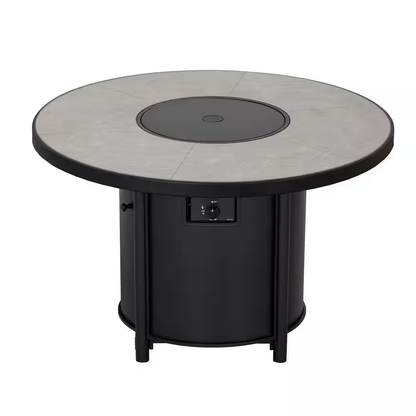 42 In. 50,000BTU Fire Pit Propane Gas Fire Pit Table round Tabletop
