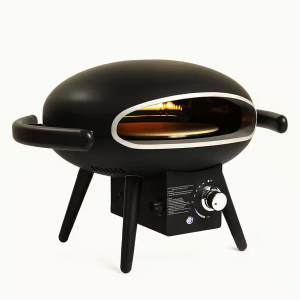 Outdoor Pizza Oven Designed for Backyard Entertaining, 12-Inch Rotating Stone, 950°F Max Heat, Quick Assembly