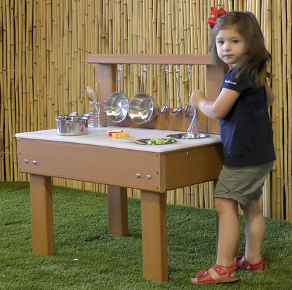 KSO-MT3018 Kids' Station Indoor/Outdoor  Mud Kitchen with Utensils