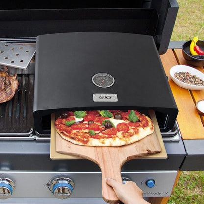 Portable Outdoor Pizza Oven – Gas Stove Top with Stone Included